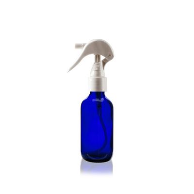 2 oz boston round spray bottle blue 60ml high quality with white mini trigger spray 