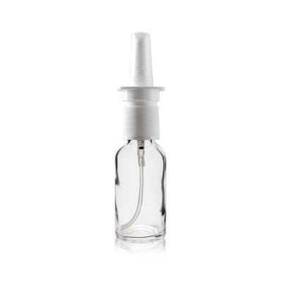 30ML Empty Glass Sprayer Nasal Bottle For Nasal Irrigation Spray Medical Saline Water Applications 