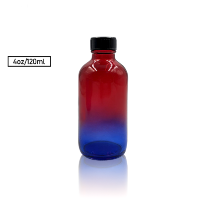 Colour coating 4OZ child proof dropper essential oil glass bottle 