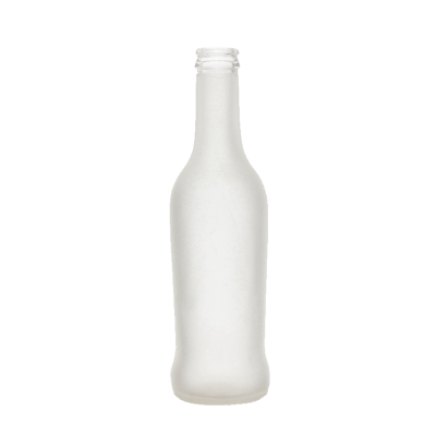 Frosted Empty 250 ml Glass Soy Milk Bottle with Caps 