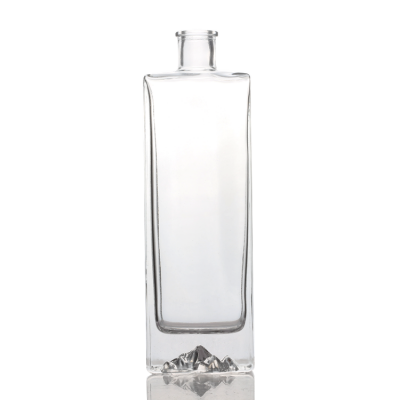 Iceberg Liquor Bottle Vodka Transparent 500ml Glass Wine Bottle 