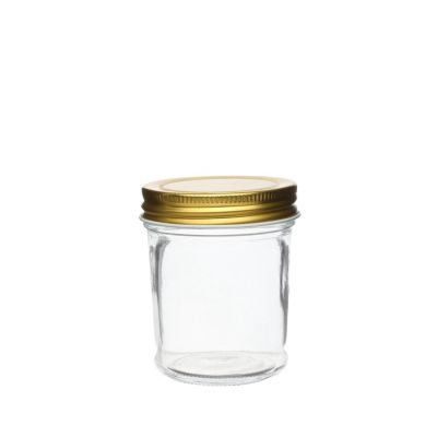Kitchen use food grade regular mouth clear glass mason jar 