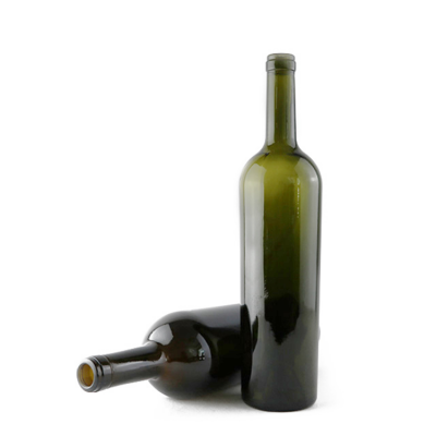 750ml Dark green wine glass bottle on sale 