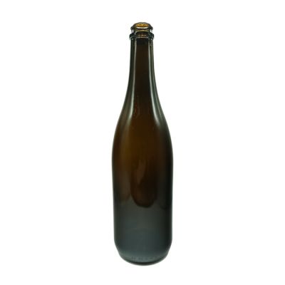 popular heavy 750ml champagne glass bottles in china 