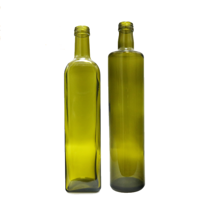 porcelain square 750ml olive oil glass bottle wholesale 