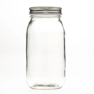 650ml empty glass jars with daisy cut caps 