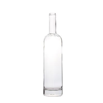 750ml Clear Liquor Bottles Vodka Glass Bottle 