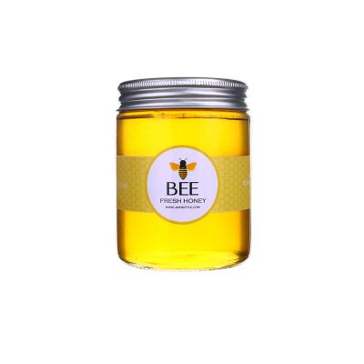500ml 380ml 280ml 150ml empty clear jam bee honey glass jar storage 