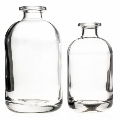 9oz Clear Empty Bayonet Glass Bottles 260ml Round Reed Diffuser Glass Bottle for Liquid Fragrance 