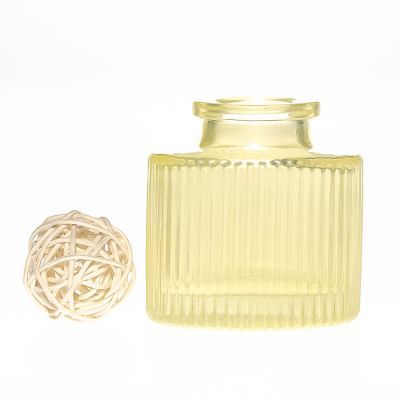 wholesale 100ml fancy attar perfume glass bottle crystal Diffuser bottle with glass stick 