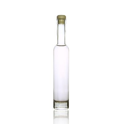 200ml cork top clear empty small size glass wine bottle in stock 