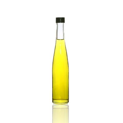 Aluminum seal screw top cap 375ml long neck glass wine bottle 