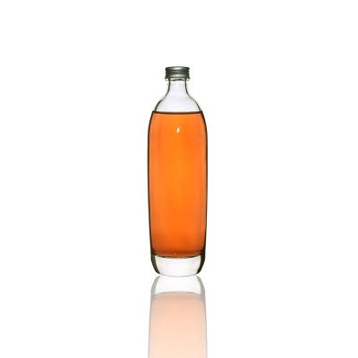 Screw top 500 ml fruit palm wine clear glass bottle wholesale 