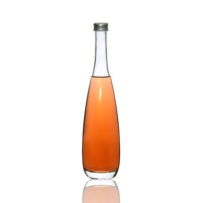 Thick Bottom Long Neck Screw top 500ml 50cl Empty Clear Fruit Wine Glass Bottle 