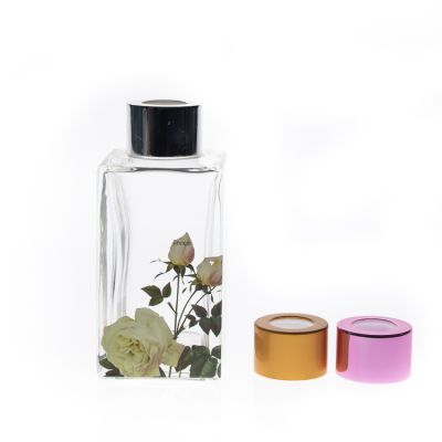 100 ml Heat Transfer Printing Empty Perfume Diffuser Glass Bottle with Screw Hole lid 