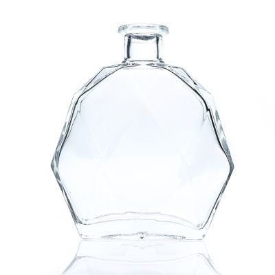 700ml Creative Shaped Vodka Whisky Clear Empty Bulk Crystal Wine Glass Spirit Bottle