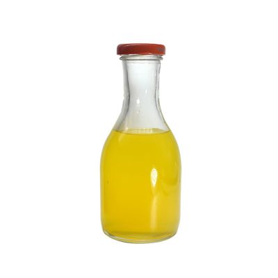500ml clear cylinder glass juicer bottles for beverages
