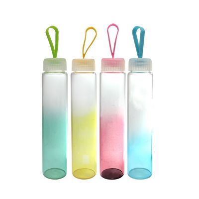 Wholesale Customized Sports Glass Jar Beverage Drinking Water Bottle 