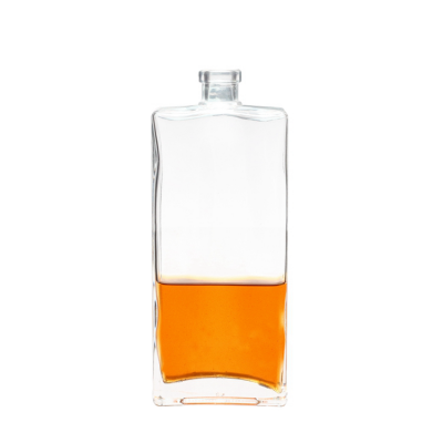Wholesale custom made whiskey 750ml liquor empty glass bottle