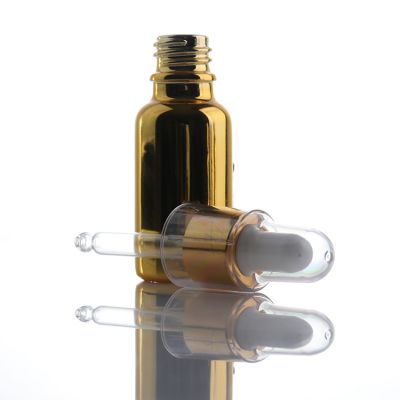 Luxury Gold Essential Oil Glass Dropper Bottle with Cap Spray Bottle for Essential Oil