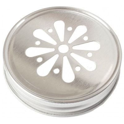 70mm silver golden color painted metal daisy jar lid tinplate cap for mason drinking jar