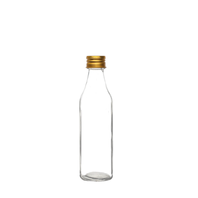 80ml round Shaped clear small liquor Spirit Whisky bottle glass wine bottles