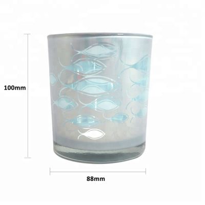 12oz glass votive candle holder container