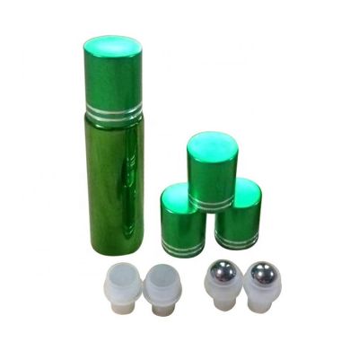 essential oil glass 10ml roll on bottle with Stainless steel ball