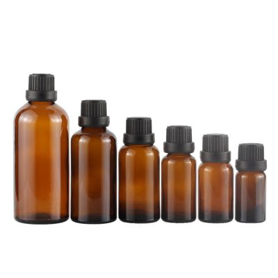 Big Head Amber Brown Glass Drop Bottle Aromatherapy Liquid for essential basic massage oil Pipette Bottles Refillable