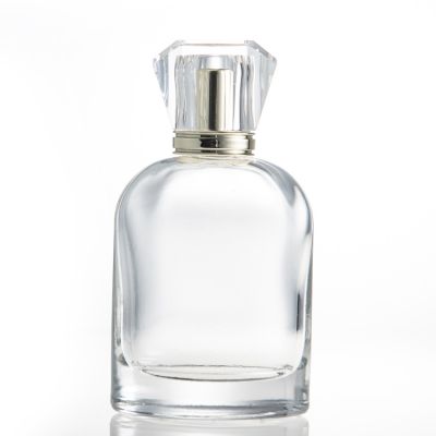 Factory Price Empty Oval Shape Perfume Glass Bottles 30ml 50ml Perfume Spray Bottle