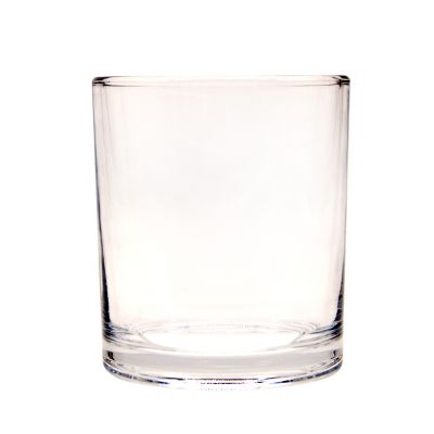 Wholesale Round Shape Clear Glass Candle Holder 