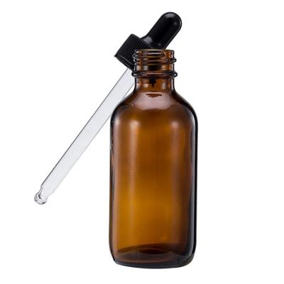 4oz 120ml Amber Glass Bottle with Dropper Stopper