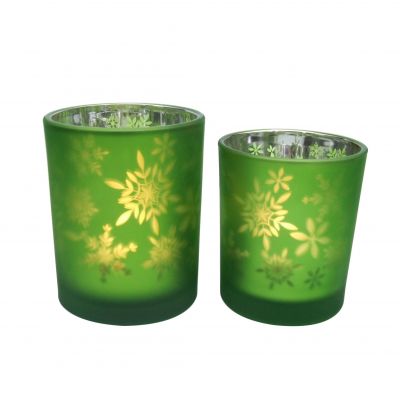 2oz votive & 3oz votive candle jars decorative laser cut glass candle holders 