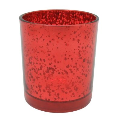 mercury glass tea light candle holders empty 8.5oz candle glass jars wholesale for candle making