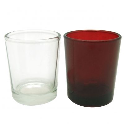 1oz glass votive candle holders colored small candle jars small wine glass cups wholesale