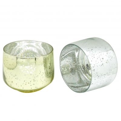 mercury glass candle holders 26oz candle empty colored glass jars wholesale apothecary jars