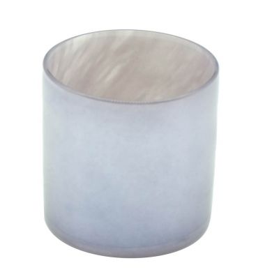 15oz 16oz customized flickering lustre powder colors glass candle jars holders for home decor weddings wholesales China