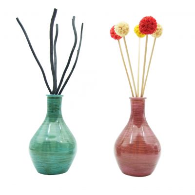 6oz blue color luxury aroma reeds diffusers glass bottles frost 180ml ocean red unique color finishes humidifiers