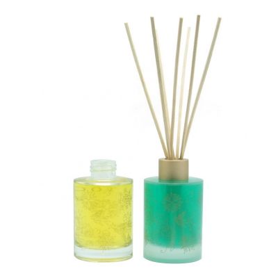 China supplier glass diffuser bottles 110 ml scent reed diffuser essential oil high quality unique container wholesale
