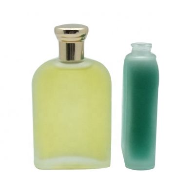 3.3oz unique glass cologne customised honorable perfume bottles souvenir 100ml with the customize high quality glod cap