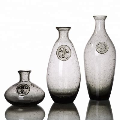 Wholesale Triplet Set Of Craft Decorative Glass Vase
