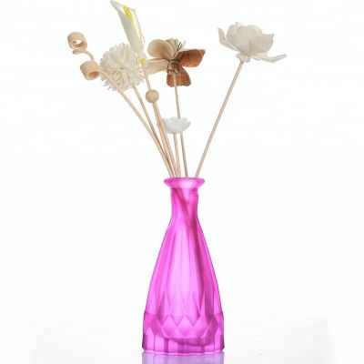 50ml 150ml Unique Lotus Bottom Glass Diffuser Bottle 