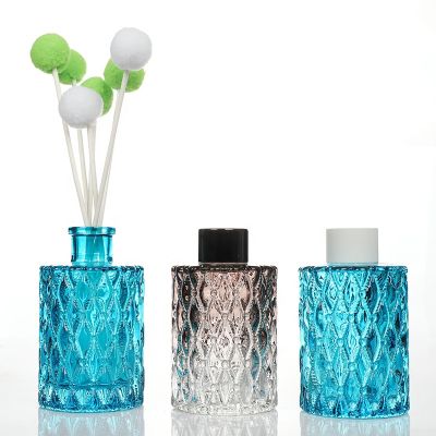 Printing Color Reed Diffuser Glass Bottle With Screw Cap 