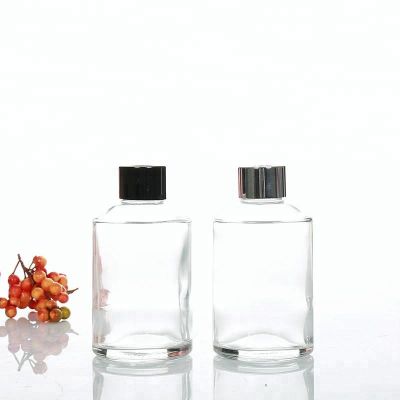 Cylindrical Shape Classical Perfume Bottle Glass With Screw Top 