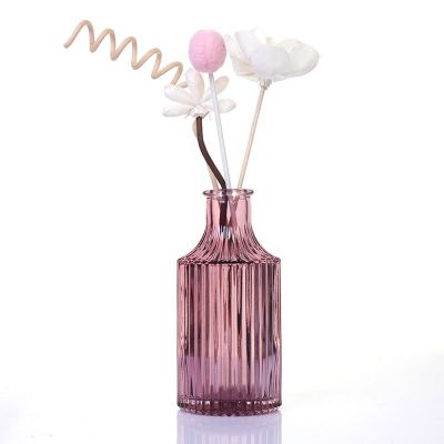 150ml Empty Red Brown Reed Diffuser Glass Bottle Aromatherapy Bottle 