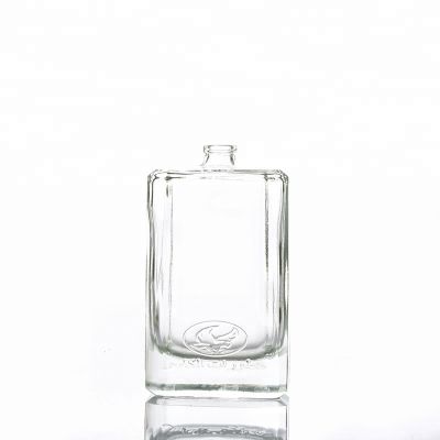 High Quality 100ml Rectangle Perfume Glass Bottle With Decal 