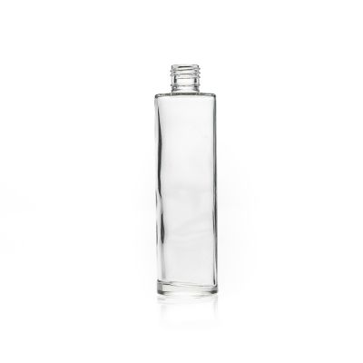 Glass Bottle Supplier 120ml Round Clear Glass Bottle 4oz Empty Cosmetic Glass Bottles Lotion