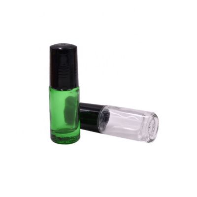 diy your own products nice green 5ml glass bottle perfume roll on for perfume, essential oil