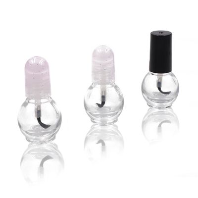 5ml girls nail polish remover bottle with white cap and brush 