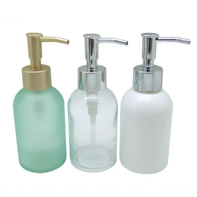 200ml hand wash liquid soap bottles glass foam soap lotion pumps dispensers bottles 7oz empty sanitizer glass bottles